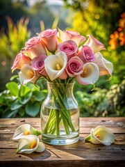  Beautiful Arrangement Calla Lilies