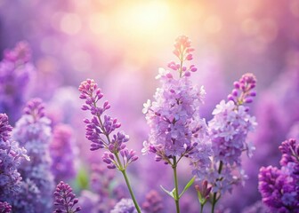 Lavender Lilacs Create a Soft Focus on Pastel Hues