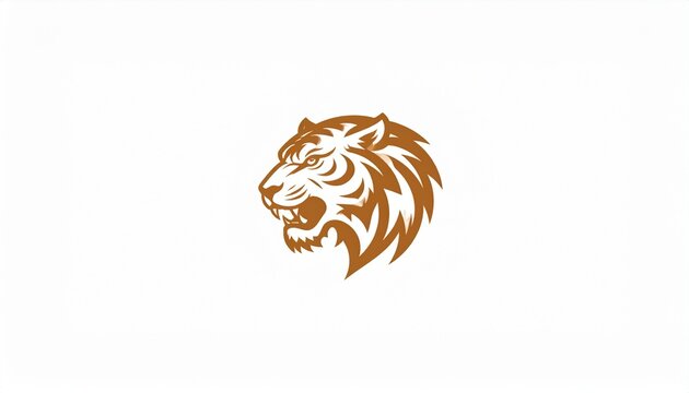 Majestic tiger logo vector for sale.  - Powered by Adobe