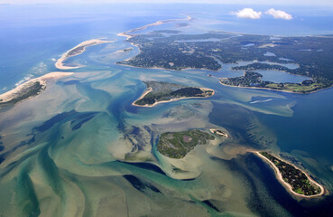 Pleasant Bay Aerial at Chatham, Cape Cod