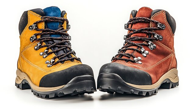 Get ready for adventure with these durable hiking boots, perfect for outdoor escapades and mountain trails, offering style and comfort in every step