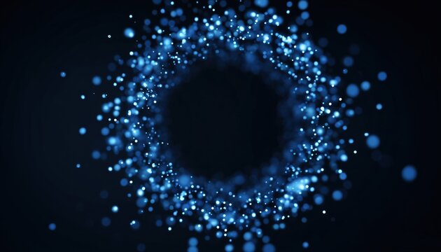 Chaotic Blue Dot: Array Of Plexus Points, Spheres, Balls, & Particles. Featuring Portals, Gates, And Frames For Logos, Symbols, & Names.