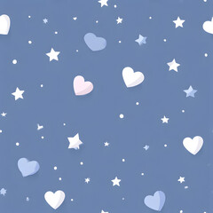 Flat seamless pattern background, generation AI 