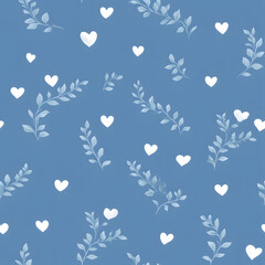 Flat seamless pattern background, generation AI 