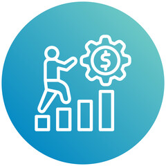 Perseverance Mini Illustration Icon. Use For Modern Concept, Print, Ui, Ux Kit, Web And App Development. Vector Related To Business Finance, Management And More