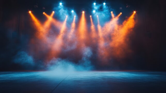 Stage Lights and Smoke Effects