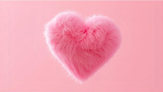 pink heart on a pink background - Powered by Adobe