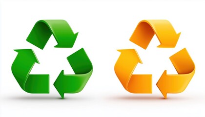 Obraz premium Promote Sustainable Practices With The Universal Recycling Symbol: Encourage Plastic Recycling And Embrace Recycling Initiatives In Various Settings.
