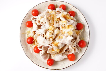 豚肉の冷しゃぶ