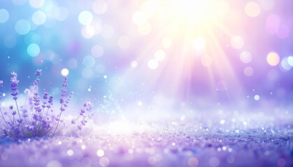 ピンクと青のグラデーション 柔らかなボケ背景