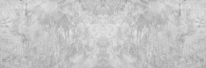 Fototapeta premium Old wall panorama texture cement dirty gray with black background abstract grey and silver color design are light with white background.