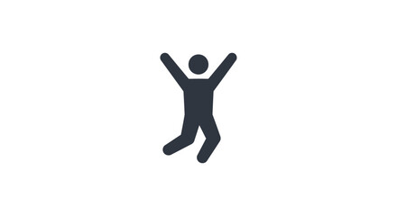 Person jumping for joy celebrating a success full of energy outdoors symbolizing happiness and achievement for motivational content and positive imagery.