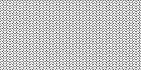 simple black outline fish scale pattern for banner poster background.