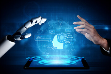 AI chatbot assists users with real-time conversations, providing automated answers, processing natural language, and delivering personalized support efficiently. Vouch