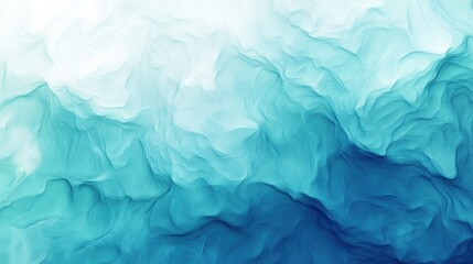 Obraz premium water gradient from light aqua to deep blue, smooth silk texture on blurred background
