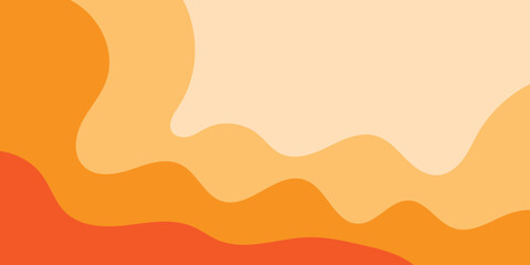 abstract creative orange wave background. modern wave background. used for banner, poster.