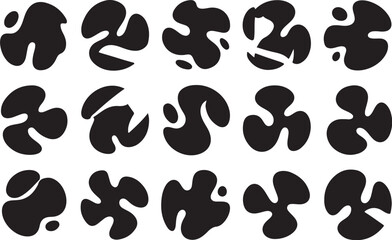 Modern abstract shapes for dynamic backgrounds