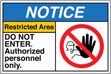 Obraz premium 07 Safety Notice Prohibition ...