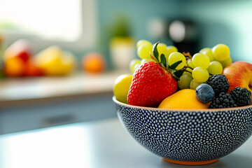 fruit salad in a bowl