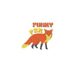 Funky Fox Illustration