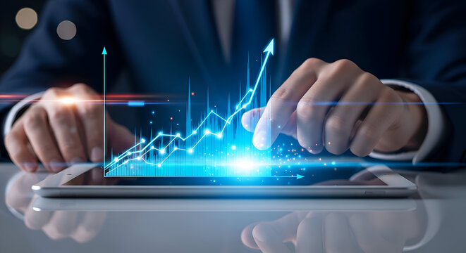 Futuristic Data Analytics: Holographic Graph Over Tablet for Digital Innovation