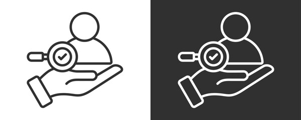 Accountability Icon Set Vector Collection Isolated In Black And White