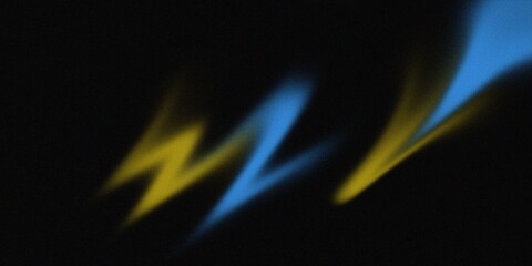 Colorful abstract fine neon lines on black vector background.illustration