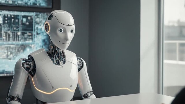 Human and Robot Meeting in a Modern Office Space Exploring AI Technology