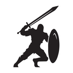 vector illustration of a warrior