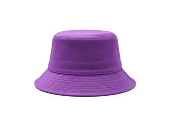 Purple bucket hat, trendy casual fashion accessory for headwear
