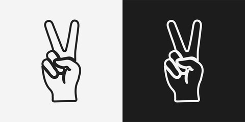 Perfect OK Agreeing Hand Sign Gesture Sillouette