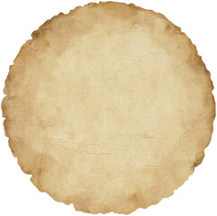 Antique Torn Paper Watercolor with Torn Edges