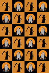 New Halloween 2025 seamlessly Pattern 