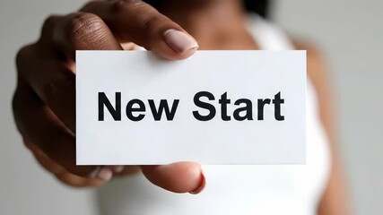New Start: Hope and Fresh Beginnings