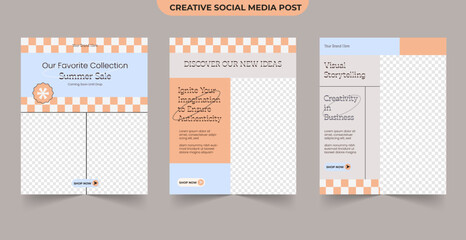 Digital creative collective and unique trends for social media ideas and content creator