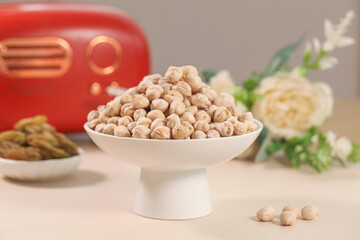 Xinjiang Style Fried Chickpeas with Five Spice Salt - Traditional Chinese Crispy Snack