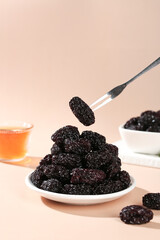 Dried Black Jujubes from Xinjiang Shaanxi Province China Traditional Healthy Snack Food