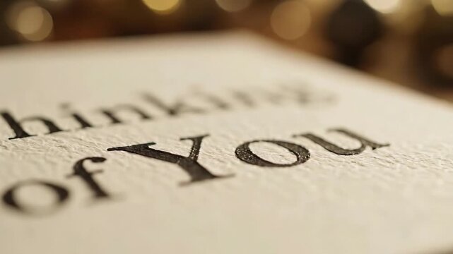 Thinking of You - Empathetic Message