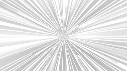 Obraz premium Abstract white radial burst pattern with bright center and thin lines