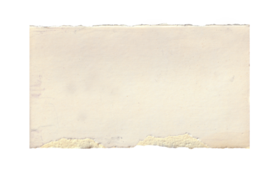 paper craft stick on a white background. Brown paper torn or ripped pieces of paper isolated on white.