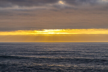 Fototapeta premium sunset over the sea