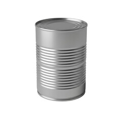 tin can isolated on white