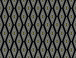 Ethnic Ikat Asian pattern. Naga or big snake chevron details art color seamless pattern background. Ues for fabric, textile, home interior decoration elements, wrapping, upholstery, animal, monster.