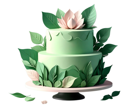 Firefly_Realistic soccer ball on a grassy field - Firefly_Stylish 3D cake design with decorative leaves  - Powered by Adobe