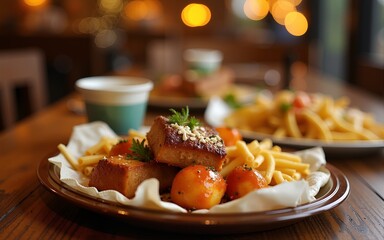 Food Festive Restaurant Party Unity Concept. High quality