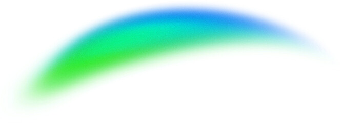 Green grainy gradient arc shape with soft noise texture