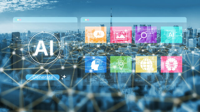 A user interface for a generative AI platform. This technology uses machine learning to create new digital content, automate tasks, and provide intelligent solutions. Fermion