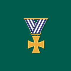 The Golden Cross Decoration Symbol of Ultimate Valor