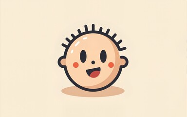 happy people icon Simple thin outline. High quality