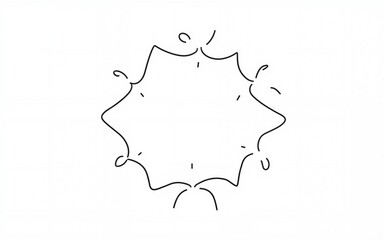 Stylized continuous line drawing illustration of connected human figures forming a unity circle, symbolizing teamwork, community, and togetherness in a minimalist design. High quality